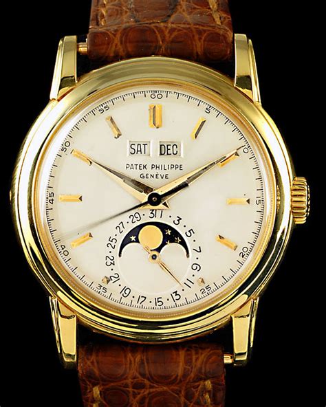 1930 patek philippe wrist watch day perpetual date moonphase 19848|patek philippe set hands.